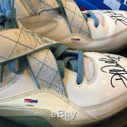 2000 Deron Williams Utah Jazz Jeu Utilisé Et Autographié Sneakers Chaussures Psa Adn