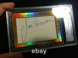 2017 Leaf Executive Jim Henson Muppets Autograph Cut Auto Signé 1/1 Psa Dna Jsa