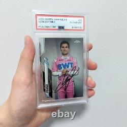 2020 Topps Chrome Formula 1 F1 SERGIO PEREZ Red Bull BWT Signé Auto RC PSA / DNA<br/>

<br/>(Note: 'Signé Auto RC' stands for 'Signed Auto RC' in English)