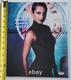 Alicia Keys a signé Psa/dna Coa 8x10 Photo Actrice Musique Chanteuse Autographiée Psa