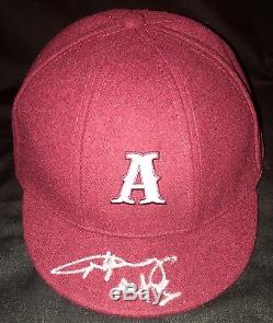 Angus Young Autographié Signé Ac / DC L'école Boy Psa / Adn Hat