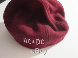 Angus Young Boy Hat Signé École Psa / Adn Aa19445 Ac / DC Cap Back In Black Rare