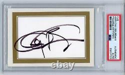 Anthony Bourdain Signé Autographe Livre Plaque de Signature Découpée PSA DNA Encastrée
