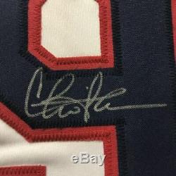 Autographié / Signé Charlie Sheen Wild Thing Maillot Ricky Vaughn Psa / Dna Coa Auto