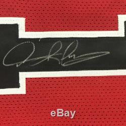 Autographié / Signé Dennis Rodman Chicago Red Basketball Jersey Psa / Adn Coa Auto