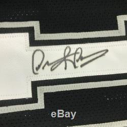 Autographié / Signé Dennis Rodman San Antonio Black Basketball Jersey Psa / Adn Coa