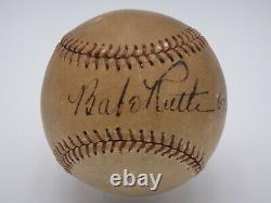 Babe Ruth 6-12-37 Autographe De Baseball Certifié Psa/dna