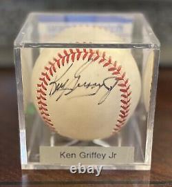 Beau Autographié Ken Griffey Jr Nl Baseball Psa/adn Auth'd