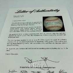Belle Mickey Mantle Ted Williams 500 Home Run Club Signé Baseball Psa Adn