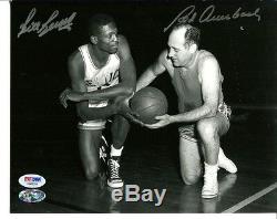 Bill Russell Red Auerbach Photo Dédicacée 8x10 Autographié Celtics Psa / Adn Ab08318