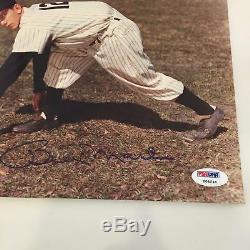Billy Martin Signé Autographié Yankees De New York 8x10 Photo Psa Adn Coa