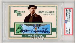 Bryan Cranston a signé une carte à échanger Breaking Bad autographiée Auto PSA DNA
