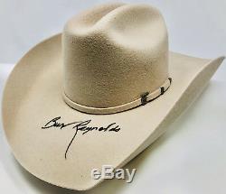 Burt Reynolds Signé Smokey Et Le Chapeau De Bandit Psa / Adn Dans Le Prescene