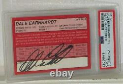 Carte Goodwrench Autographiée Ac Dale Earnhardt #3 de 1990, authentifiée PSA Dna, impressionnante.