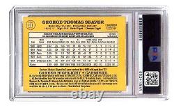 Carte autographiée Tom Seaver 1985 Donruss Leaf PSA/DNA Chicago White Sox