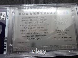 Carte autographiée de Ric Flair PSA/DNA 2013 Silver Sportkings Auto Trunks Relic HOF