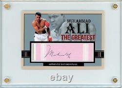 Carte de collection autographiée signée par Muhammad Ali, le plus grand, avec certification PSA DNA
