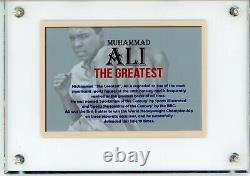 Carte de collection autographiée signée par Muhammad Ali, le plus grand, avec certification PSA DNA
