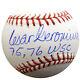 Cesar Geronimo Autographié Signé Lmb Baseball Reds 75, 75 Wsc Psa / Adn 126616