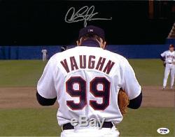 Charlie Sheen Autographié 11x14 Major League Vaughn Photo Dédicacée Psa / Adn