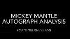 Comment Dire Si Votre Autographe Mickey Mantle Est Vraiment Faux Ou Opération Spéciale Bullpen
