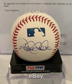 Derek Jeter Autographed Signed Officiel Mlb Baseball Psa Adn Pleine Lettre Coa