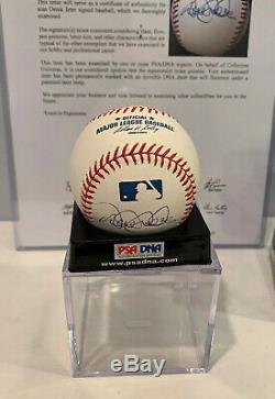 Derek Jeter Autographed Signed Officiel Mlb Baseball Psa Adn Pleine Lettre Coa