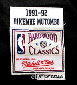 Dikembe Mutombo / Autographié Denver Nuggets Throwback Jersey / Psa/adn Itp