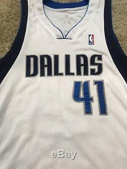 Dirk Nowitzki Dallas Mavericks Game Jersey De Psa / Adn Autographié D'occasion