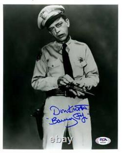 Don Knotts Psa Adn Coa Signé Barney Fife 8x10 Photo Autographe