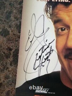 Eddie Guerrero Signé Wwe 8x10 Photo Autographiée Psa Dna Certifié
