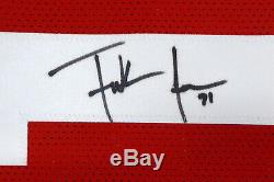 Frank Gore Autographié De San Francisco Signé Jersey Red Psa / Adn 165116