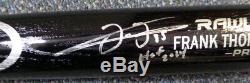 Frank Thomas Autographié Signé Rawlings Bat White Sox Hof 14 Psa / Adn 110761