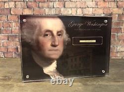 George Washington Mot Manuscrit Signé Psa / Dna Histoire Cadeau