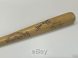 Hank Aaron 755 Braves Signés Autograph Louisville Slugger Bat Psa Adn