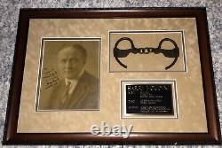 Harry Houdini Signé Rare 1924 Photo Vintage 8x10. Psa / Adn Lettre Pleine Coa