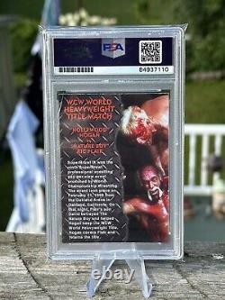 Hulk Hogan et Ric Flair, carte de collection dédicacée de l'ensemble 1999, authentifiée par PSA/DNA.