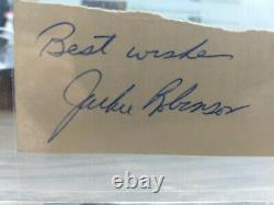 Jackie Robinson Autograph Cut Signature Psa/dna Certifié Strong Sig, Bold