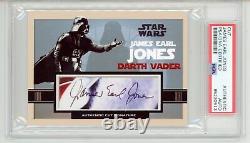 James Earl Jones (Darth Vader) a signé une carte autographiée de Star Wars avec PSA DNA