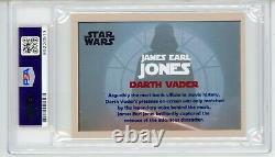 James Earl Jones (Darth Vader) a signé une carte autographiée de Star Wars avec PSA DNA