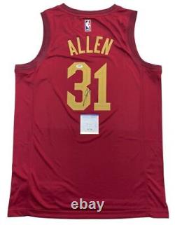 Jarrett Allen Jersey Signé Psa/adn Cleveland Cavaliers Autographié