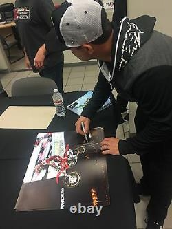 Jeremy Mcgrath Signé 16x20 Photo Psa/adn Cao Motocross Supercross #2 Autographe