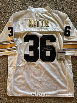 Jerome Bettis Autographié/signé Pittsburgh Steelers NFL Jersey Psa/dna Coa