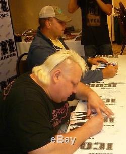Jim Neidhart Bret Fondation Jimmy Hart Nasty Boys Signed Photo 8x10 Psa / Dna Wwe