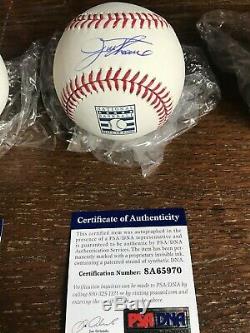 Jim Thome Autographié Hall Of Fame Officiel Major League Baseball Psa / Adn