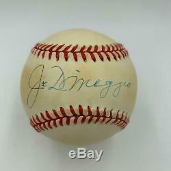 Joe Dimaggio Signé Autographié Officiel De La Ligue Américaine De Baseball Psa Adn Coa