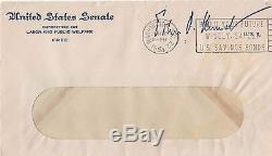 John Kennedy Jfk Lettre Signée 1954 Psa / Dna Authentique Autographiée Rare
