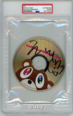 Kanye West (Ye) a signé un dessin de croquis d'album de remise des diplômes authentifié par PSA DNA