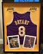 Kobe Bryant # 8 Autographié Signé Frames Los Angeles Lakers Jersey Psa / Adn Coa