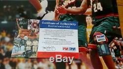 Kobe Bryant Autographié Los Angeles Lakers 16x20 Photo Psa / Adn Coa (# 8 Jersey)